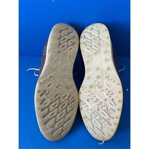 SKECHERS GoGolf Elite 2 MEN'S Solid gray LEATHER Lace-Up GOLF SHOES Spikes  size - Picture 4 of 6